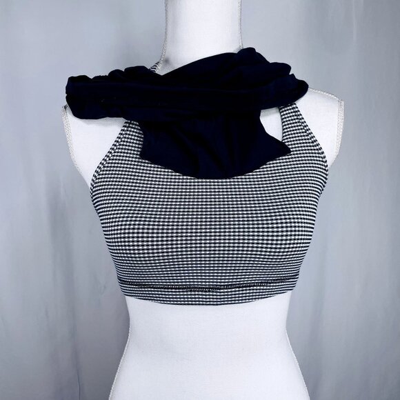 LULULEMON Practice Freely Inkwell Navy Blue Workout Tank Built in Bra 4 - Picture 7 of 15